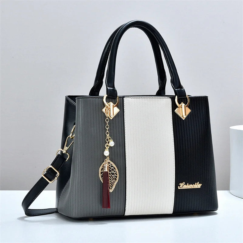 2026 New Fashion Women's Handbag PU Leather Tote Bag  Large Capacity Crossbody Shoulder Bag Ladies Factory Custom Bag for Women