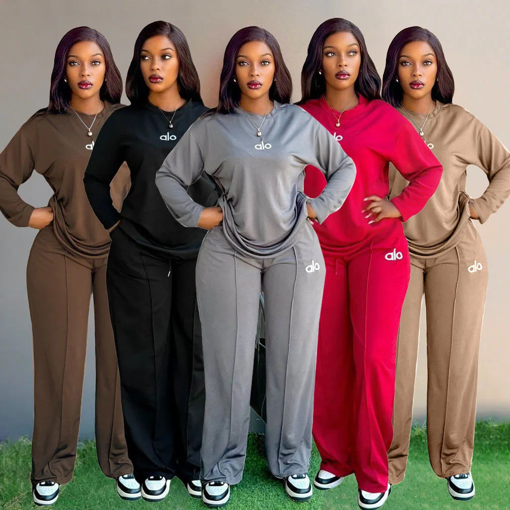 Women's Cross-border Spring Summer New Arrival for Fashion Casual Elegant Loose Spandex Wide Leg