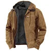 Best-selling High-quality Men's Insulated Thick Jacket for Autumn and Winter. Men's Windproof, Waterproof and Warm Zipper Jacket