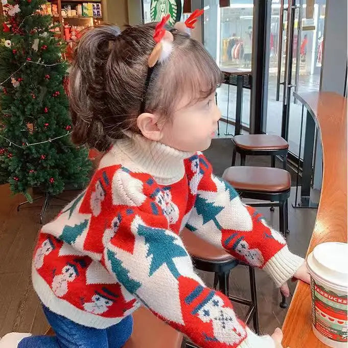 Unisex New Born Baby Christmas Sweater Custom Baby First Christmas Baby Clothes Christmas Sweater for Kids