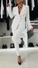 Full Length Regular Fit Women Blazer Set Hot Sale Temperament Slim Fit Suit Jacket