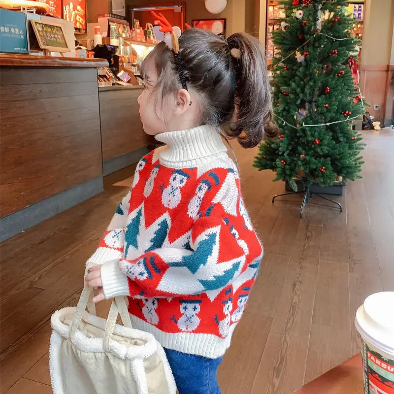 Unisex New Born Baby Christmas Sweater Custom Baby First Christmas Baby Clothes Christmas Sweater for Kids