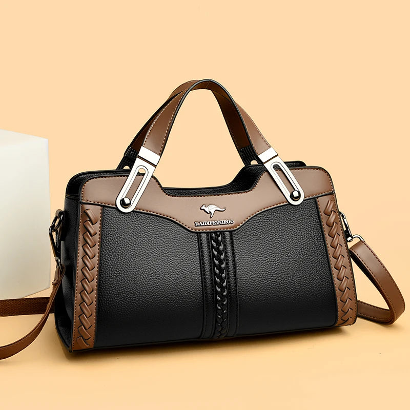 2026 New HK Brand Bags Women Color Multi Layer Shoulder Square Handbags Ladies Crossbody Tote Sling Bag Top High Quality Leather