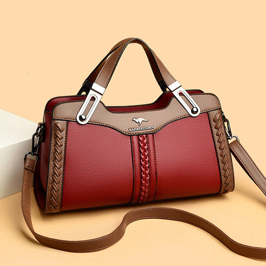 2026 New HK Brand Bags Women Color Multi Layer Shoulder Square Handbags Ladies Crossbody Tote Sling Bag Top High Quality Leather