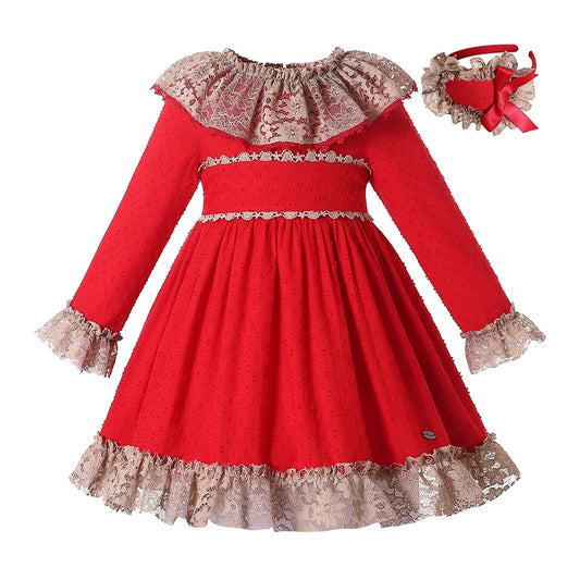 Pettigirl Winter Clothes for Kids 8 Years Old Girl Birthday Dresses New Simple Dress for Girls new 2 3 4 5 6 8 10 12Y 1BAG=1PCS