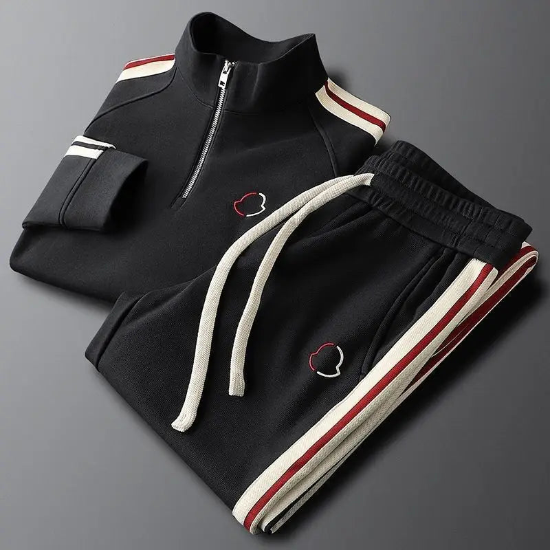 Men's High-quality Breathable Long Sleeved Zipper Jacket Embroidered logo Autumn Casual Sportswear Youth