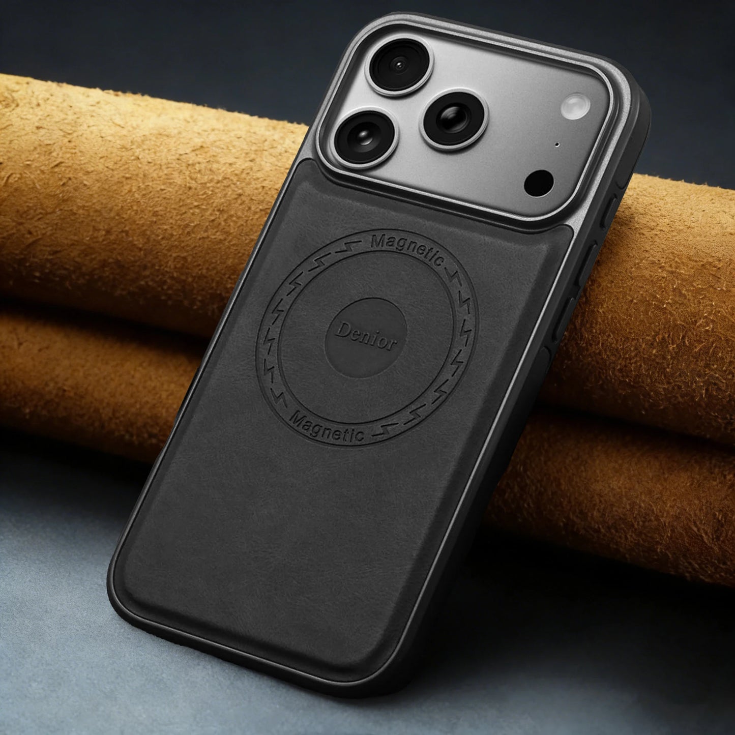 DENIOR Luxury Wholesale Magnetic Phone case Phone Case for iPhone 17/16/15/14/13/12 Pro Max Waterproof PU Leather