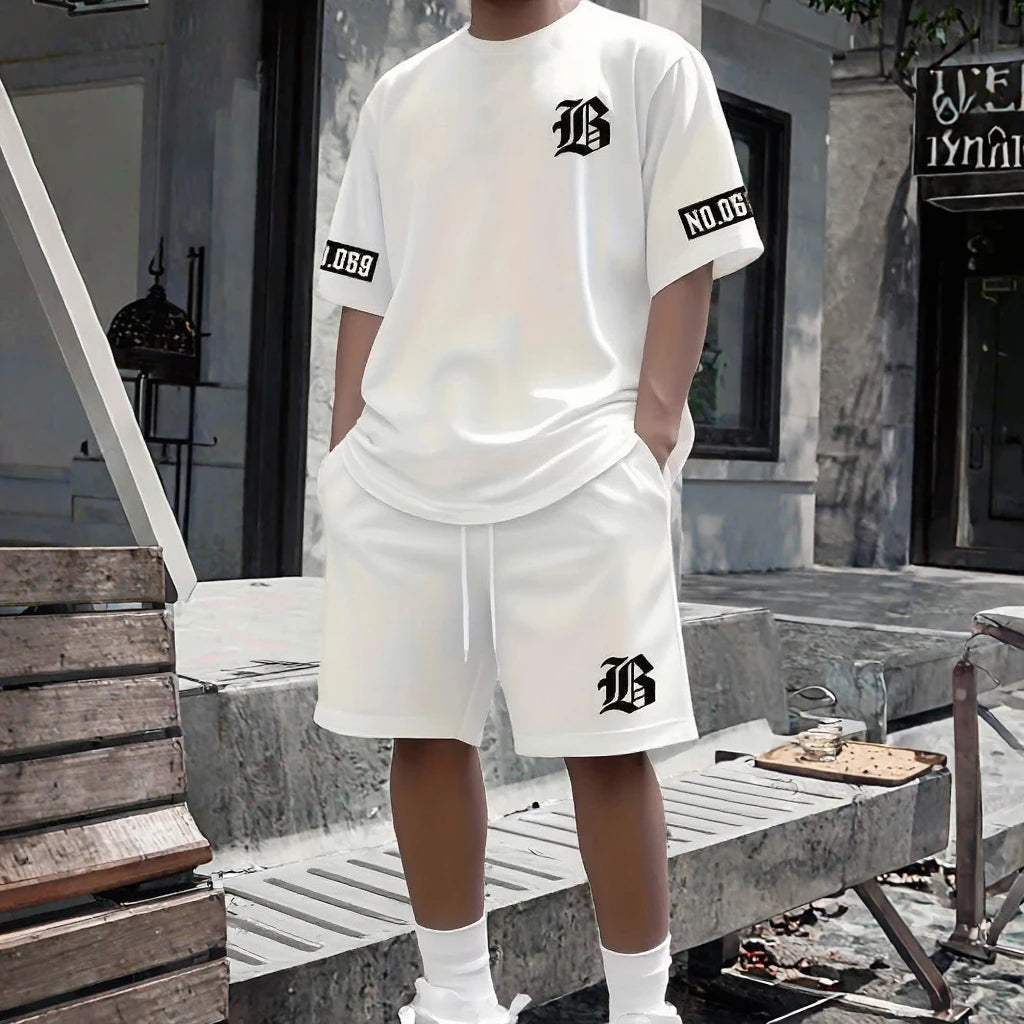 Factory Men's Summer Casual Sportswear New Fashionable Breathable Digital Print Short Sleeve T-Shirt 100% Polyester Satin Non-Wo