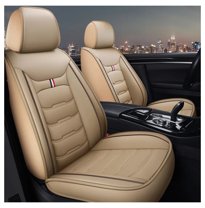 Full Set Universal PVC Leather Car Seat Cover Factory Directly Sales Car Seat Cover