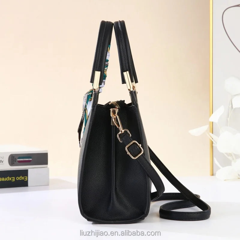 Women hand bag High Quality Fashion Luxury Designer Bag Women's PU Leather Handbag Shoulder Bags for Women Nylon Zipper Sealed Handbag