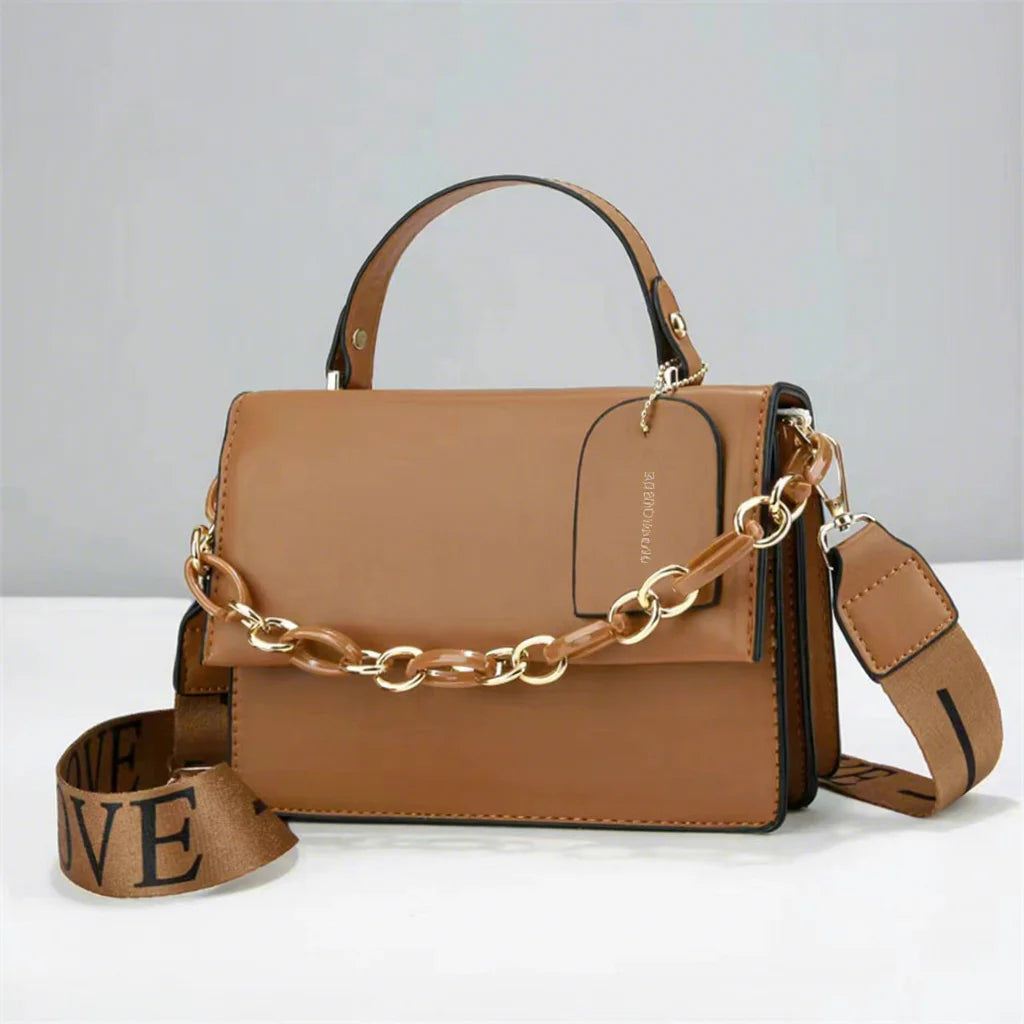 Women hand bag 2026 New Retro Style Women's Crossbody Handbag Elegant Small Square Bag Personalized Chain PU Material Fashionable Shoulder Bag