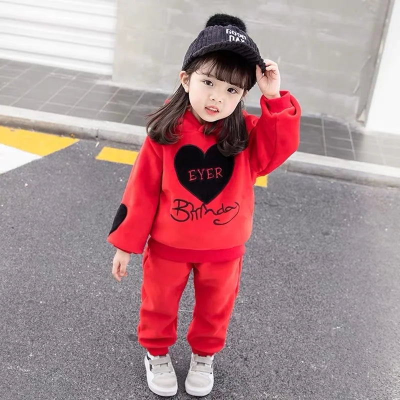 Hot Sale Spring Autumn Newborn Baby Girl Clothing Set Kids Tracksuit Printed T-shirt+Casual Pants 2PCS Children Clothes Suit