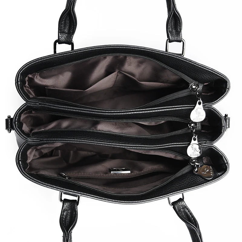 Bags for Women Fashion and High-Quality Multi Layer Pu Leather Ladies Handbag Designer Luxury Brand Minimalist Shoulder Bag