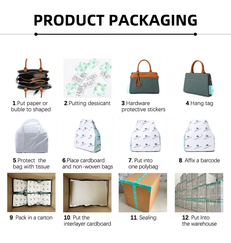 Custom Designer Bag Women PU Leather Bag Luxury Guangzhou Factory Wholesale with Gold Hardware for Elegant Daily Outing