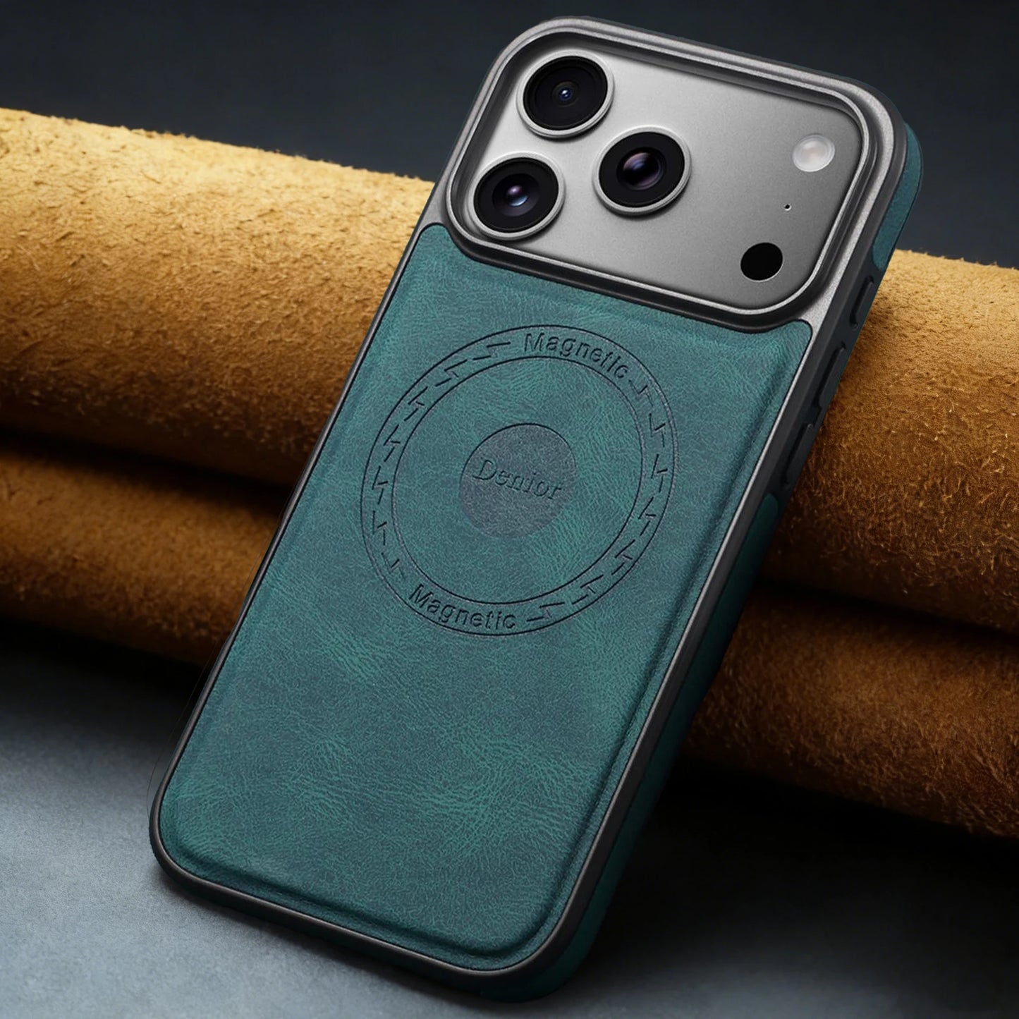 DENIOR Luxury Wholesale Magnetic Phone case Phone Case for iPhone 17/16/15/14/13/12 Pro Max Waterproof PU Leather