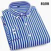 Men's Printed Long Sleeved Slim Fit Plaid Versatile Casual Fashion Floral Shirts