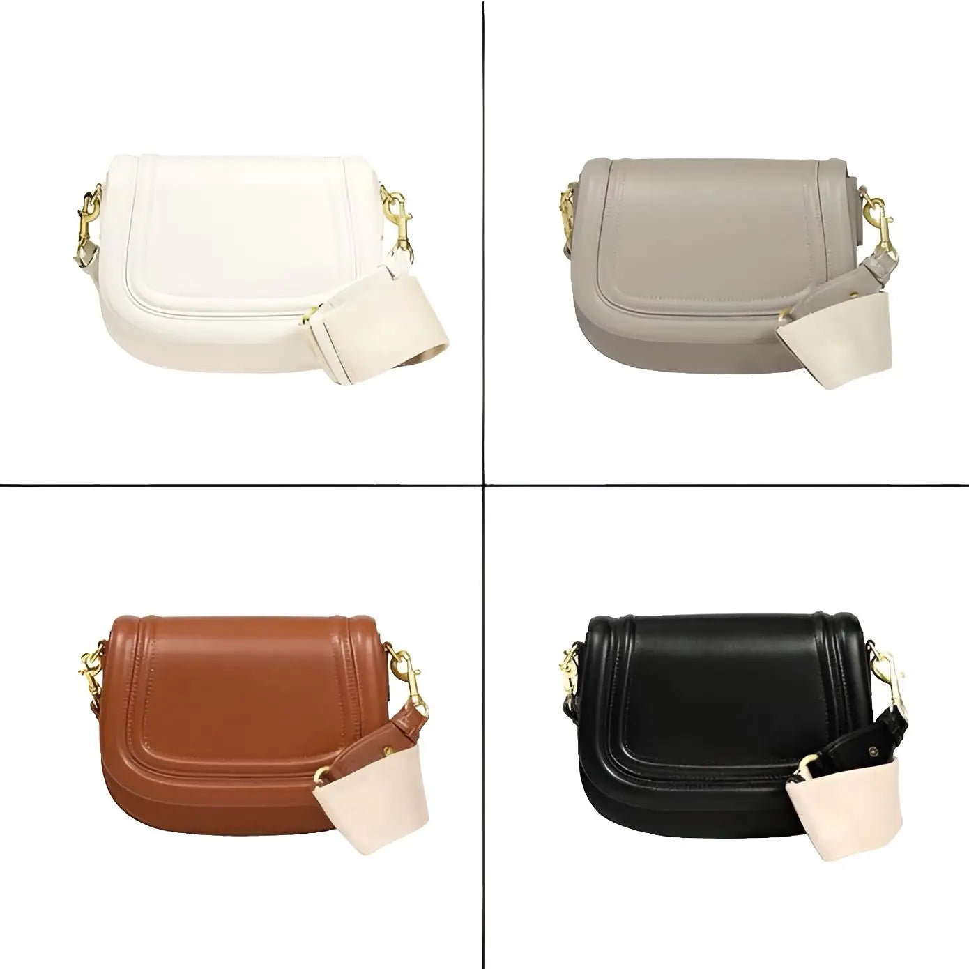 ladies Hand bag Women's Elegant PU Leather Purse Versatile Crossbody Shoulder Tote Messenger Bag for Birthday Gift