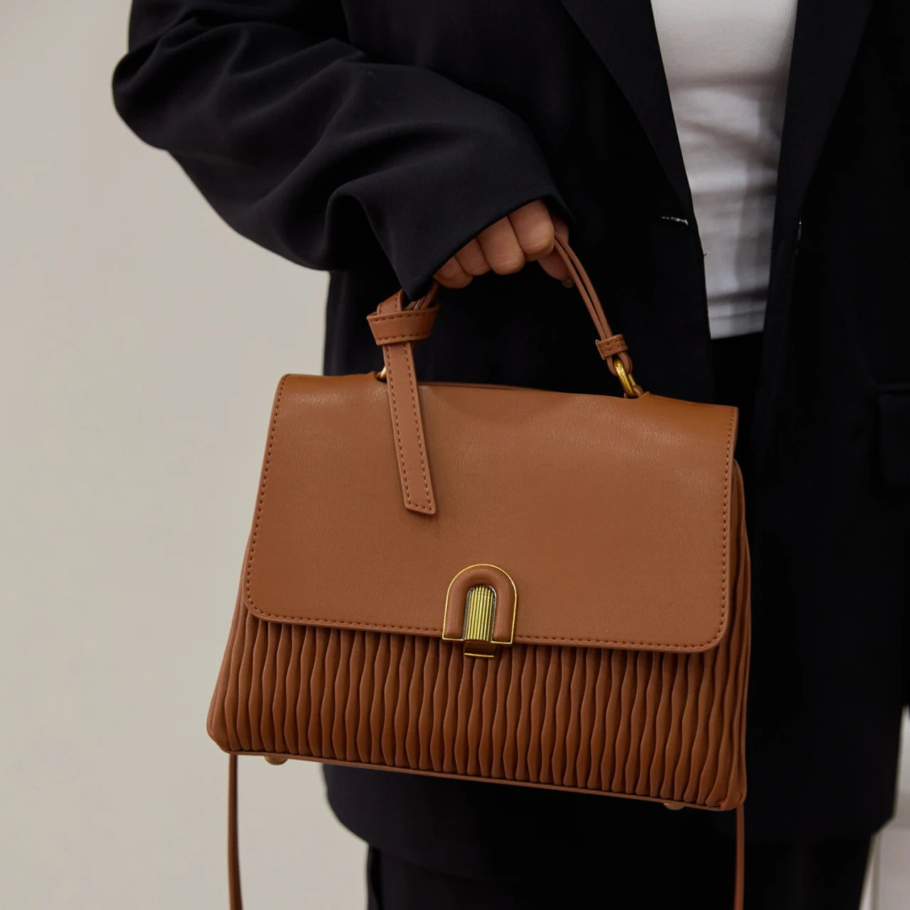 Women hand bag Color Multi Layer Shoulder Square Handbags Ladies Crossbody Tote Sling Bag Top High Quality Leather Single Bag