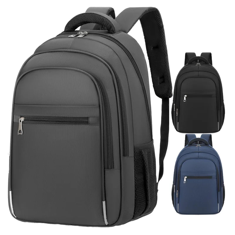 2026 Trending PU Oxford Custom Student Backpack Waterproof Laptop School Bag Nylon Fashionable Travel Bags for Men Women Gift