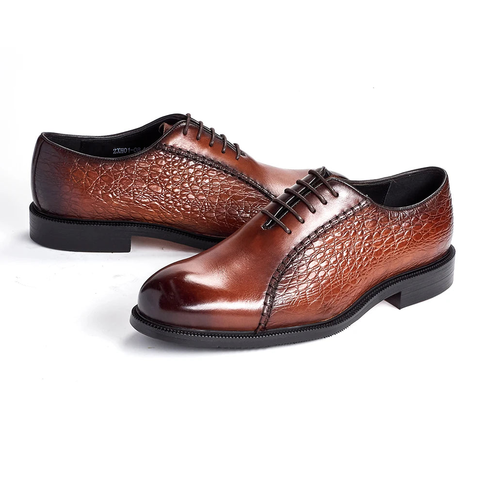 Purely Handmade Designer Men's Elegant Casual Shoes Oxfords-Factory Wholesale