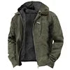 Best-selling High-quality Men's Insulated Thick Jacket for Autumn and Winter. Men's Windproof, Waterproof and Warm Zipper Jacket