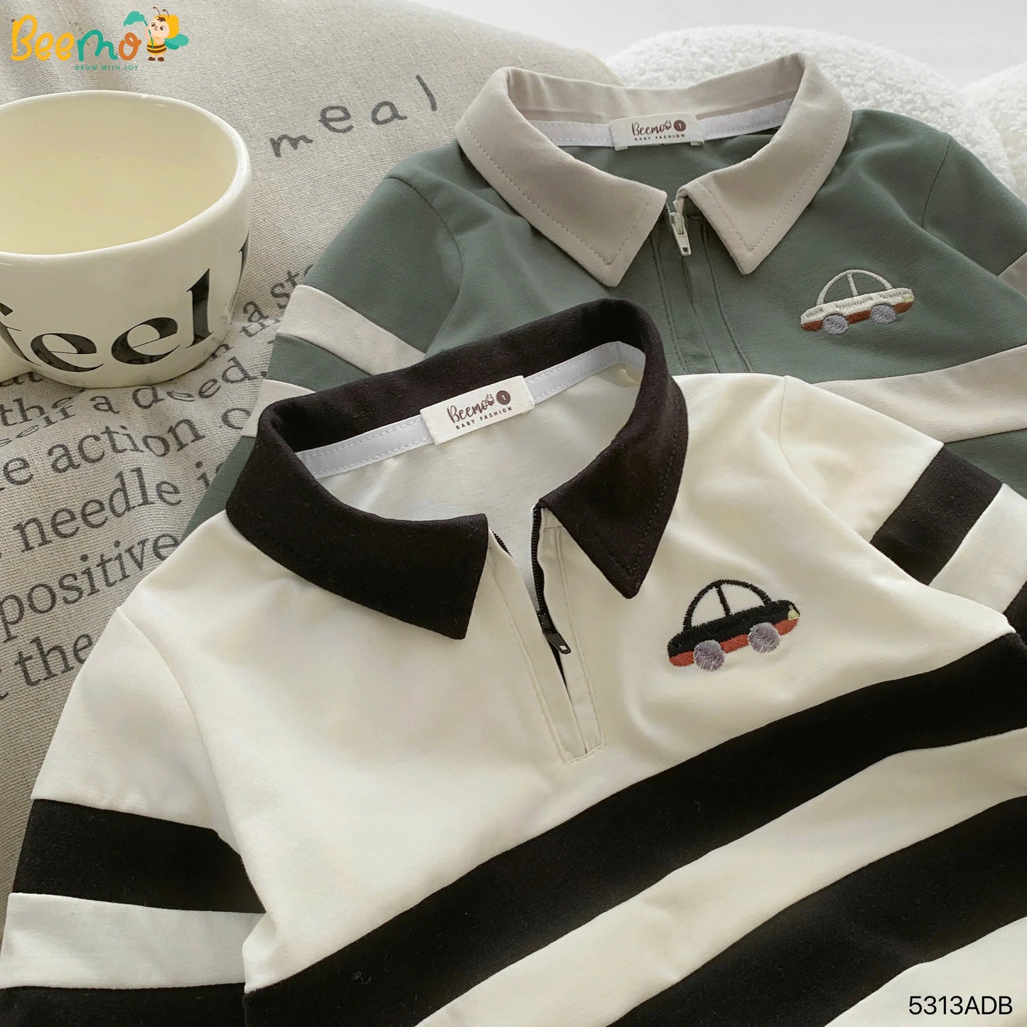 Hot Selling Kids Clothes Wholesale Winter Children's Cotton Casual Long Sleeve Polo Shirts Sport Solid Color Baby Boys Clothing
